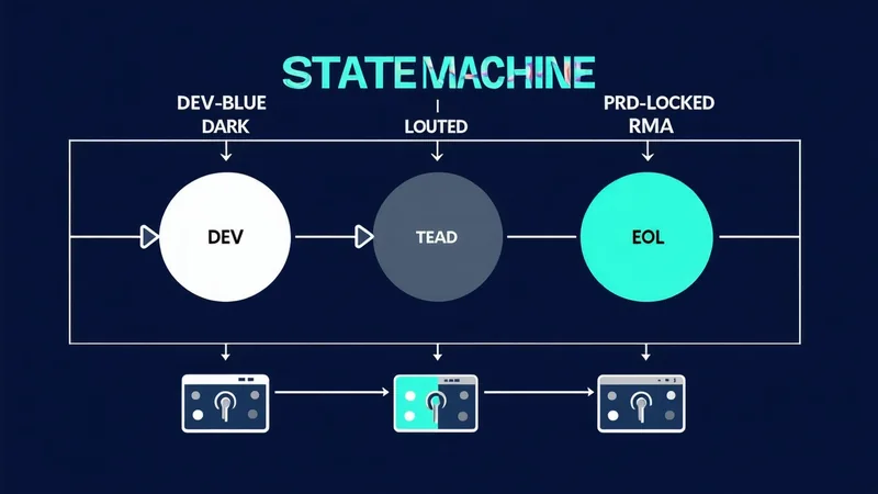 Designing the Silicon Security Lifecycle: DEV, PROD, RMA, and EOL State Machine — cover image