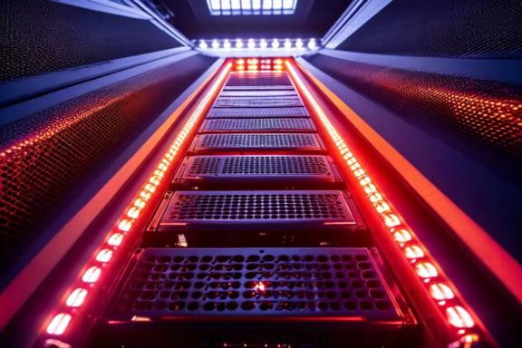 Edge computing server rack